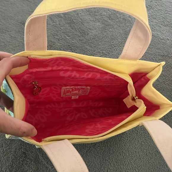 💛🩵💚🩷NWOT Lily Pulitzer Originals est. 1959ish Canvas Tote Bag Purse - Picture 7 of 10